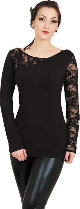 Actual product image Spiral Womens/Ladies Lace Shoulder Long-Sleeved Top (XL)