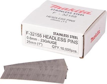 Actual product image Makita Pin 0.6x25mm INOX