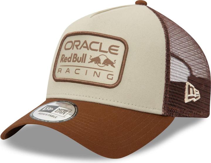 New Era A-Frame Snapback Trucker Cap - Red Bull Racing Stone
