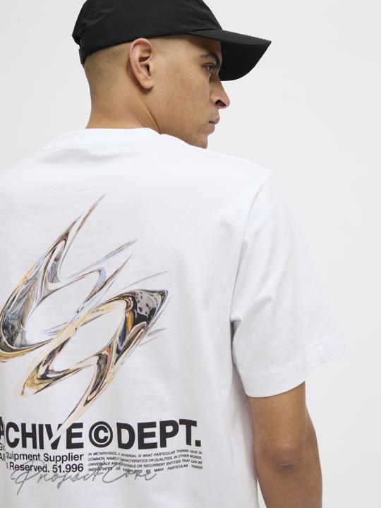 Actual product image Jack & Jones Jcodynamic Dust Tee Ss Crew Neck Ln (XL)