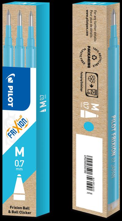 Image du produit Pilot Recharge FriXion (Recharger, Bleu clair, 0.70 mm)