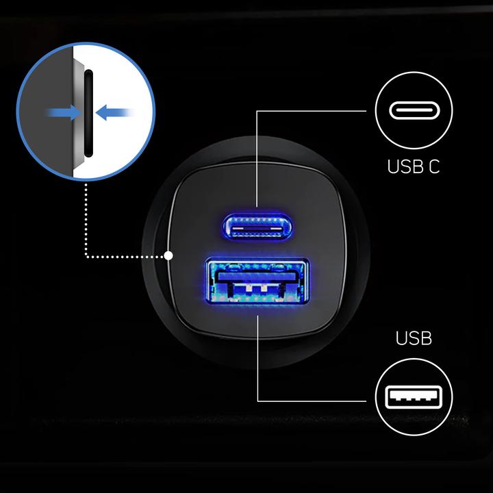 Produktbild Baseus Square Metal Car Charger