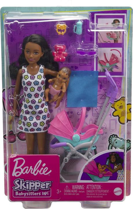 Immagine prodotto Barbie Bambola Skipper con carrozzina