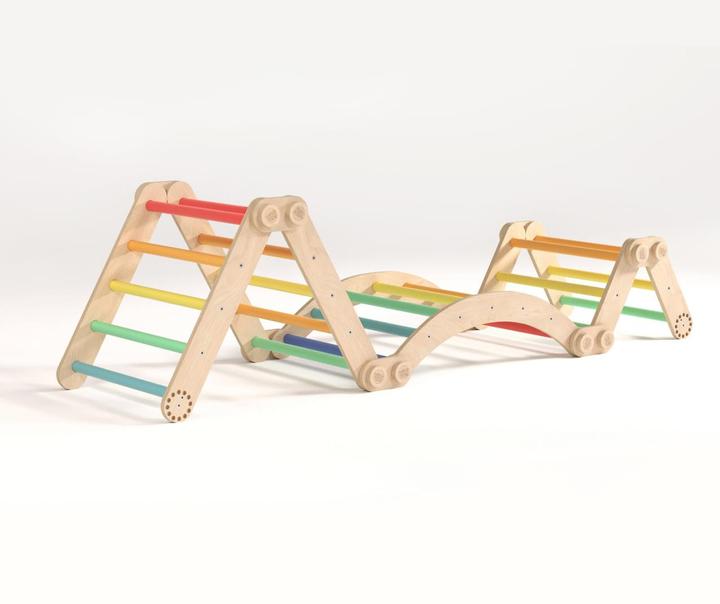 Actual product image Montessori Maxi climbing frame - Set XL - Hell ® Sport&Gym