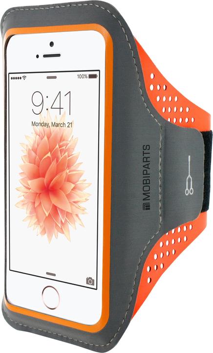 Actual product image Mobiparts Comfort Fit Sport Armband Apple iPhone 5/5S/SE Neon Orange