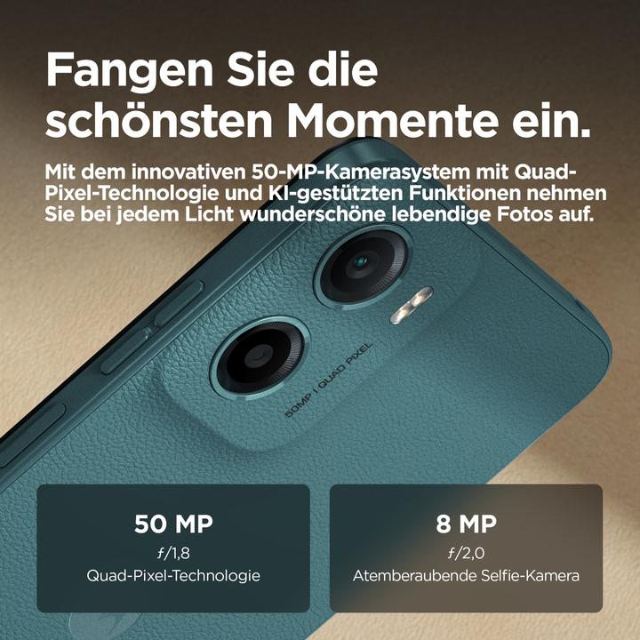 Produktbild Motorola moto g05 (128 GB, Forest Green, 6.67", Dual SIM, 50 Mpx, 2G)
