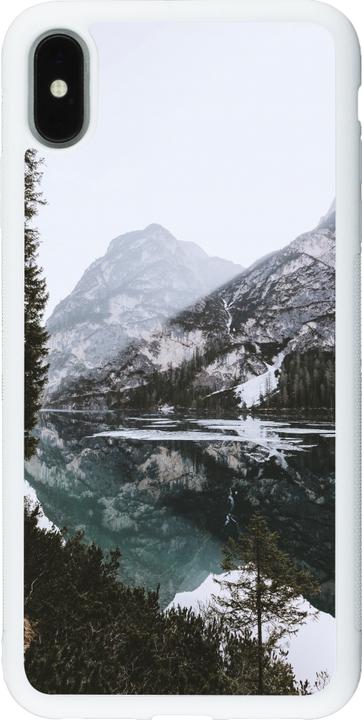 Immagine prodotto PhoneLook Coque silicone rigide blanc inverno 22 montagna innevata e lago (Apple iPhone XS Max)