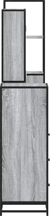 Image du produit VidaXL Ensemble de meubles de salle de bains 4 pièces Gris Sonoma Bois composite Ensemble de meubles de