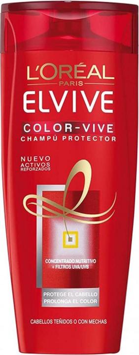 L'Oréal Paris ELVIVE COLOR-VIVE champú protector 370 ml (370 ml, Flüssiges Shampoo)