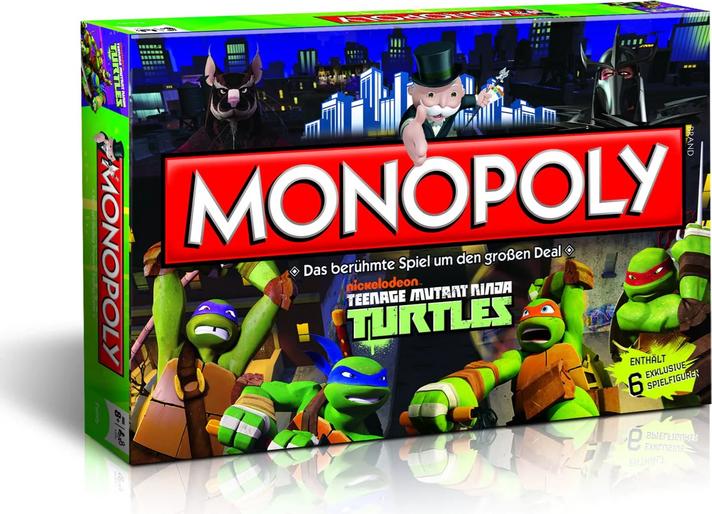 Winning Moves Teenage Mutant Ninja Turtles Brettspiel Monopoly (Deutsch)
