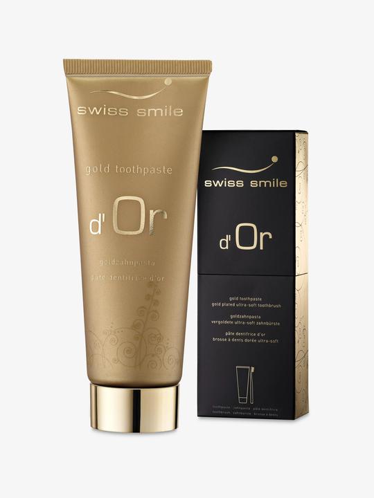 Image du produit Swiss Smile d'Or Gold Set dentifrice & brosse à dents (75 ml)