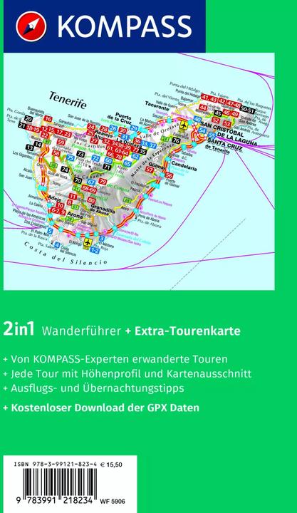 Image du produit Guide de randonnée Tenerife, 80 tours