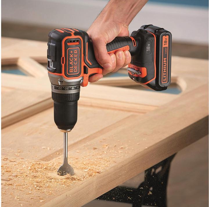 Productafbeelding Black & Decker Accuboormachine BL186N-XJ, 18,0V (Oplaadbare batterij)