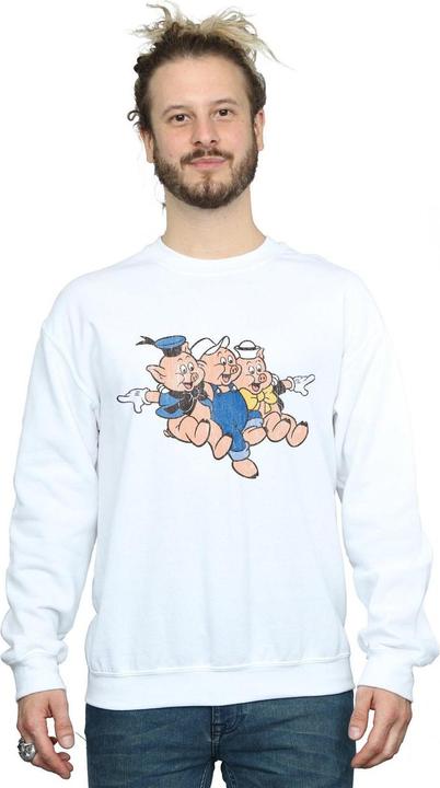 Actual product image Disney Mens Three Little Pigs Jump Sweatshirt (5XL)