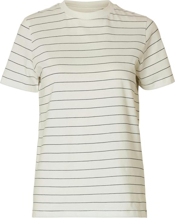 Produktbild Selected Femme Gestreiftes Baumwoll T-Shirt (M)