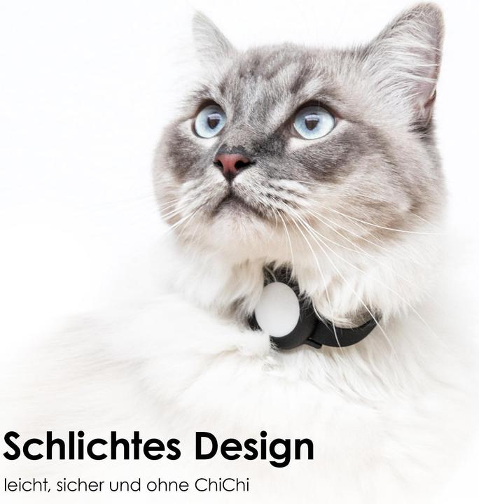 Actual product image LucyBalu NEMO AirTag Katzenhalsband (Silikon) (One size, Cat, General)