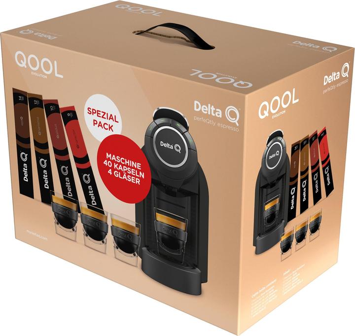 Immagine prodotto Delta Q Qool Evolution con 40 capsule e 4 bicchieri (DELTA Q)
