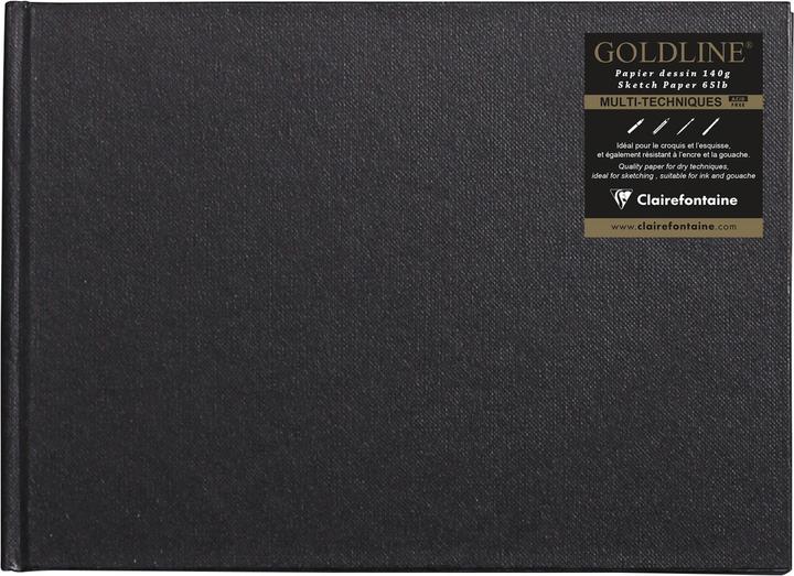 Immagine prodotto Clairefontaine GOLDLINE - Taccuino (A5, Nessuna, Copertina rigida)