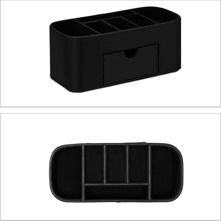Image du produit Relaxdays Organiseur de bureau Faux cuir