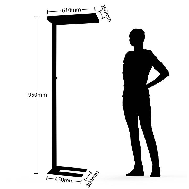 Actual product image Arcchio Nelvana floor lamp White (8000 lm)