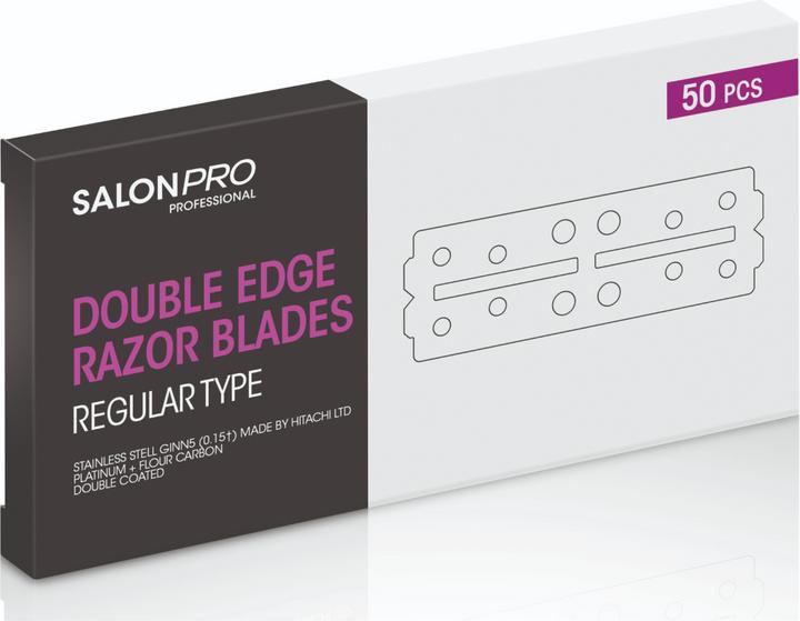 XanitaliaPro SalonPro 50 Double Edge Inox Rasierklingen Aus Edelstahl (50 x)