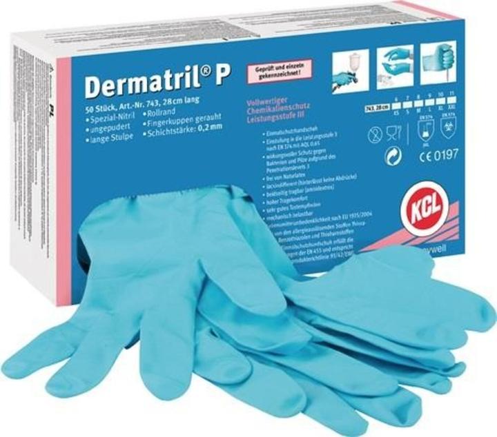 Produktbild KCL Handschuh Dermatril Grösse 11 (11)