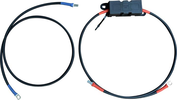Immagine prodotto Enjoy solar Cavo della batteria con portafusibile ad alto carico 1m 35mm², dalla batteria al regolatore di (Cavo solare)