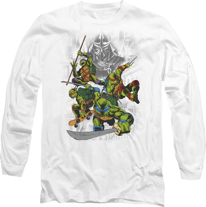 Teenage Mutant NT Shredder And Turtles TShirt (L)