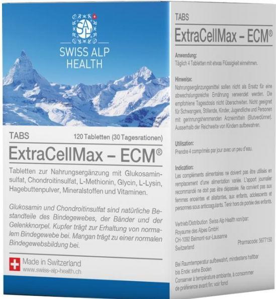 Valori nutrizionali e ingredienti Swiss Alp Health ExtraCellMatrix (120 Pezzo/i, Pillole, 210 g)