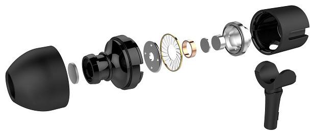 Actual product image Edifier P205 wired earphones (black) (Cable)