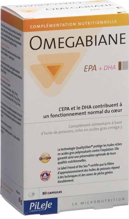 Actual product image Omegabiane Epa + Dha (80 Piece, Capsules, 102 g)