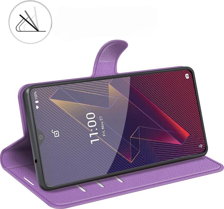 Actual product image Cover-Discount Wiko Power U20 - Leather case cover (Wiko Power U20)