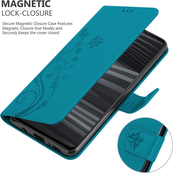 Actual product image Cadorabo Flower Book Cover for Realme GT 2 / GT Neo 2 (Realme GT Neo 2, Realme GT 2)