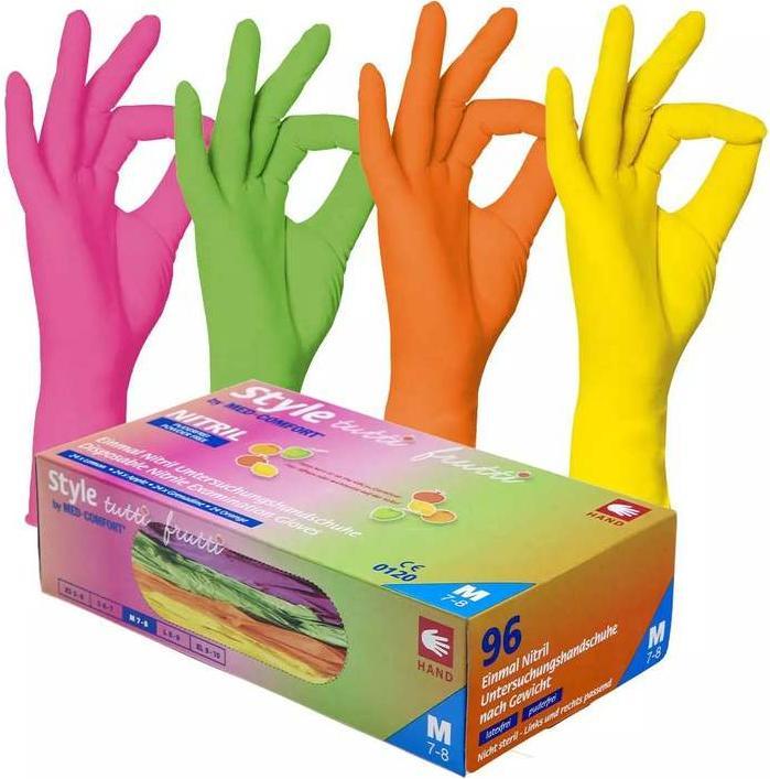 Produktbild Ampri Nitril Einweghandschuh Style Tutti Frutti (L)