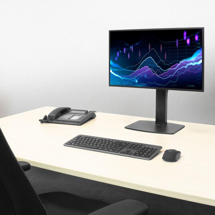 Produktbild Monitor Desk Stand, 1 screen up to 32ö, with gas spring (Standfuss, 32")