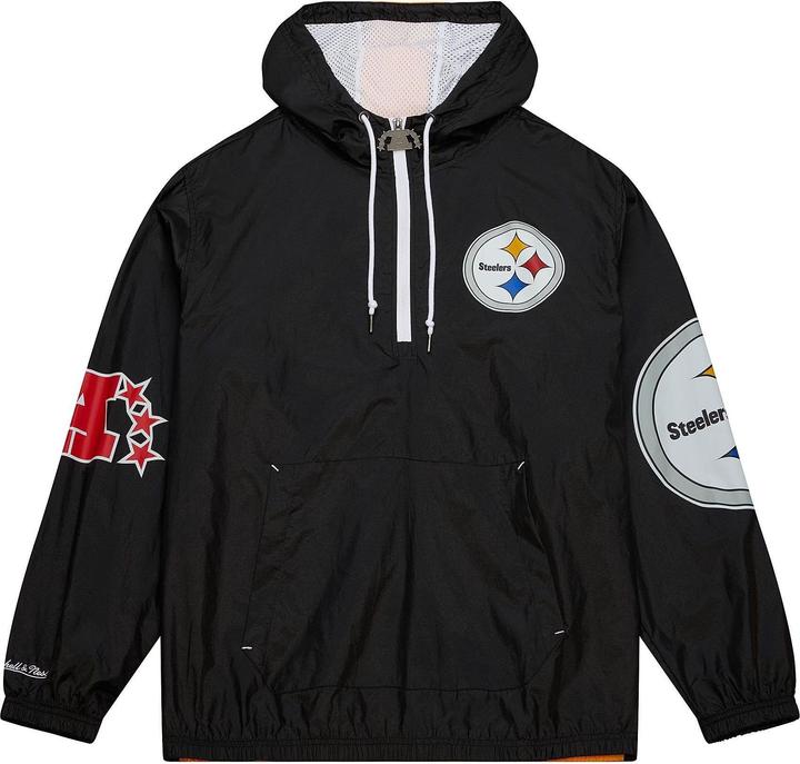 Mitchell & Ness M&N Windbreaker Anorak Jacke ORIGINS Pittsburgh Steelers - L (L)