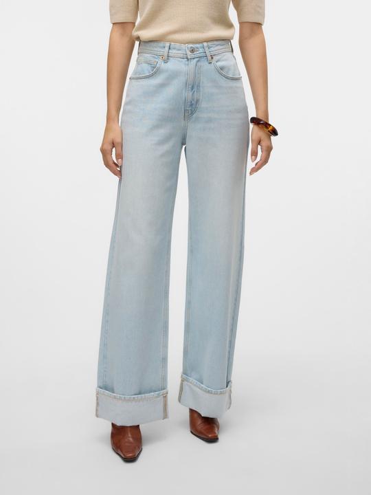 Actual product image Vero Moda VMKATHY Super High Rise Weiter Beinschnitt Jeans Weit geschnitten (W26/L32)