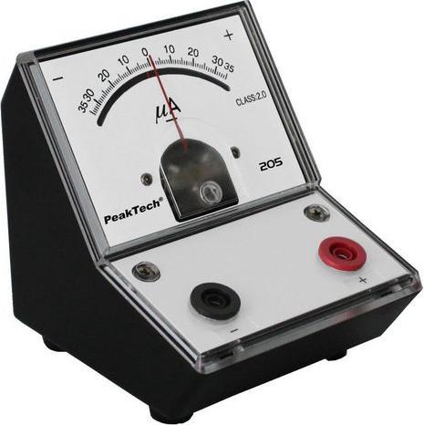 Image du produit Peaktech Galvanomètre analogique DC, -35... 35uA