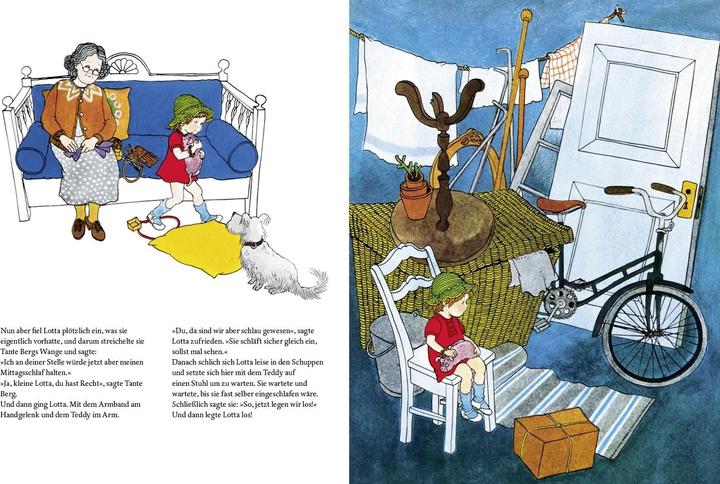 Image du produit Na klar, Lotta kann radfahren! (Allemand, Astrid Lindgren, Ilon Wikland, Thyra Dohrenburg, 1972)