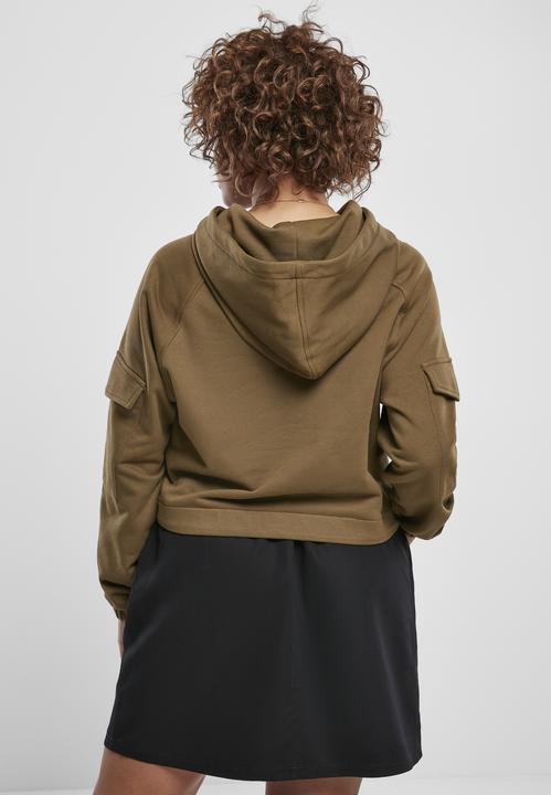 Immagine prodotto Urban Classics Felpa da lavoro corta da donna con cappuccio (4XL)