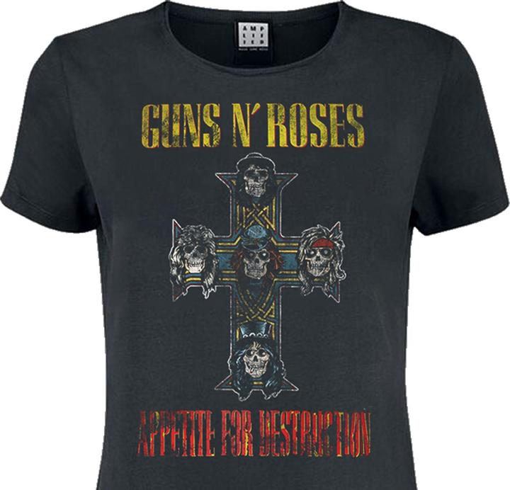 Immagine prodotto Amplified Appetite For Destruction Maglietta Vestito Guns N Roses Donna (M)