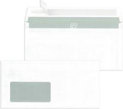 Actual product image Elepa Envelope DIN long, white, adhesive, with window, 80 gr/sqm (DL, 1000 x)