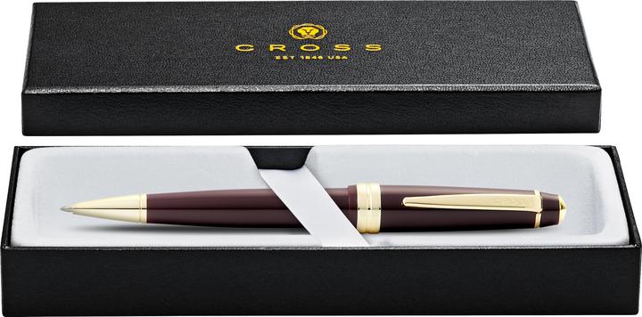 Immagine prodotto Cross Biros Bailey rosso chiaro, finiture dorate in confezione regalo (Rosso, Accessori in oro)