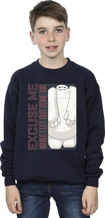 Actual product image Disney Boys Big Hero 6 Baymax Excuse Me Some Air Sweatshirt (152, 158)