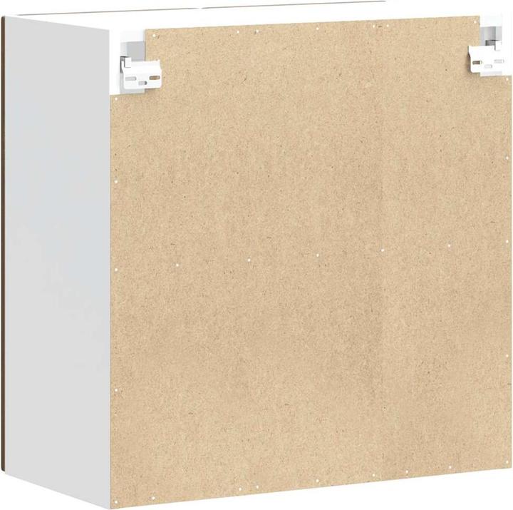 Image du produit VidaXL Armoire de cuisine suspendue avec porte vitrée Kalmar brun imitation chêne (60 x 31 x 60 cm)