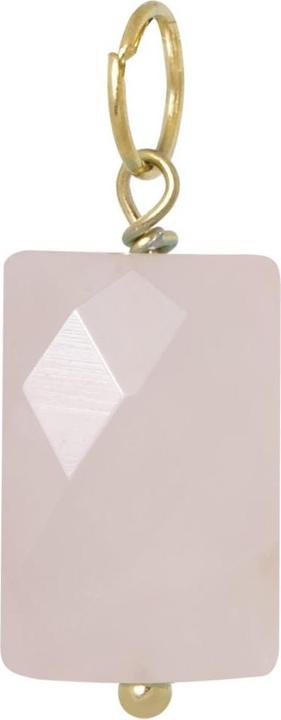 Proud MaMa Anhänger/ Charm für Nola Kette, Rose Quartz