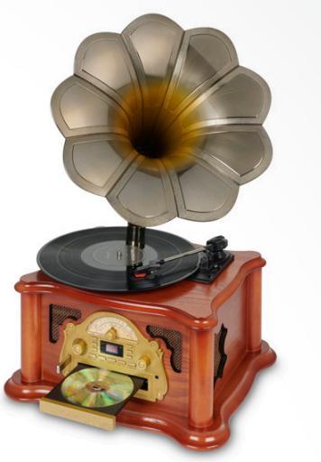 Actual product image Ricatech RMC360 Classic Music Center BT met hoorn (Semi-automatic)