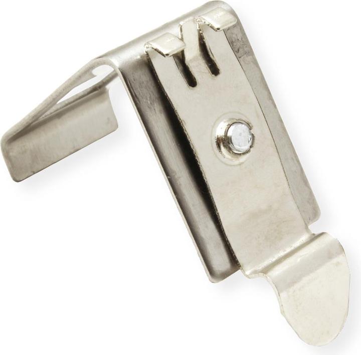 Actual product image Value Top-hat rail adapter unassembled, for 1 keystone (Antenna cable)