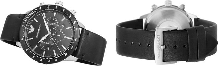 Actual product image Emporio Armani Mario (Analogue wristwatch, Chronograph, 43 mm)
