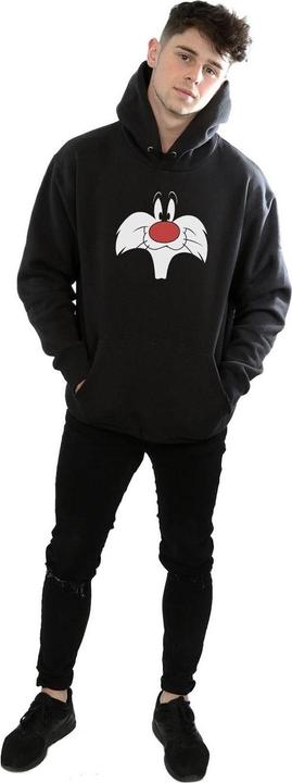 Produktbild Looney Tunes Sylvester Big Face Kapuzenpullover (L)
